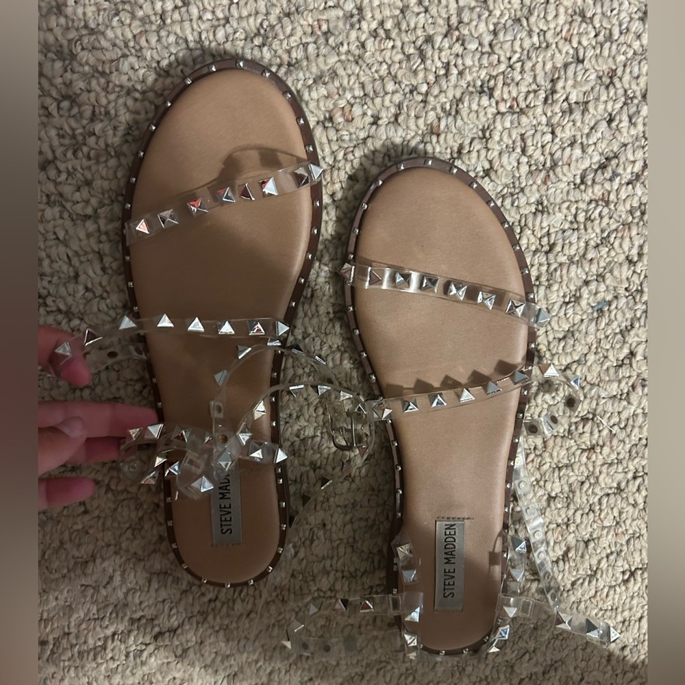 Steve Madden ankle wrap sandals